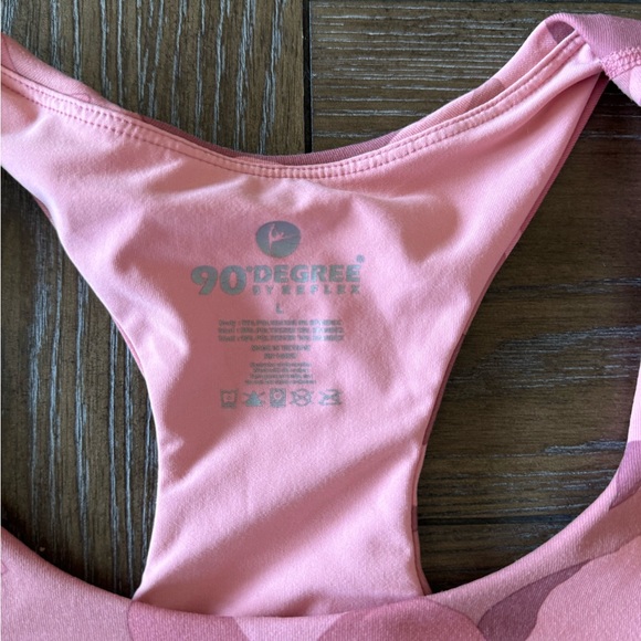 90 DEGREE Pink Camo Sports Bra - Picture 6 of 7